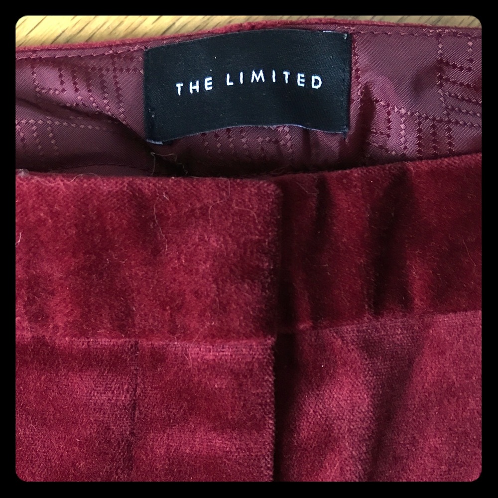 Limited velvet pants